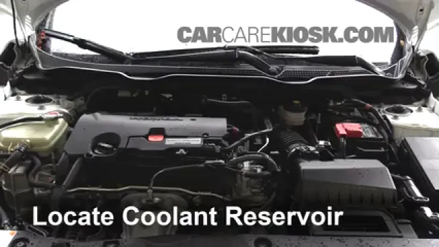 2016 Honda Civic LX 2.0L 4 Cyl. Sedan Antigel (Liquide de Refroidissement) Ajouter de Antigel